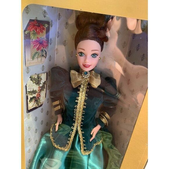 Vintage 1996 Barbie 15621 Hallmark Yuletide NEW - Picture 8 of 9
